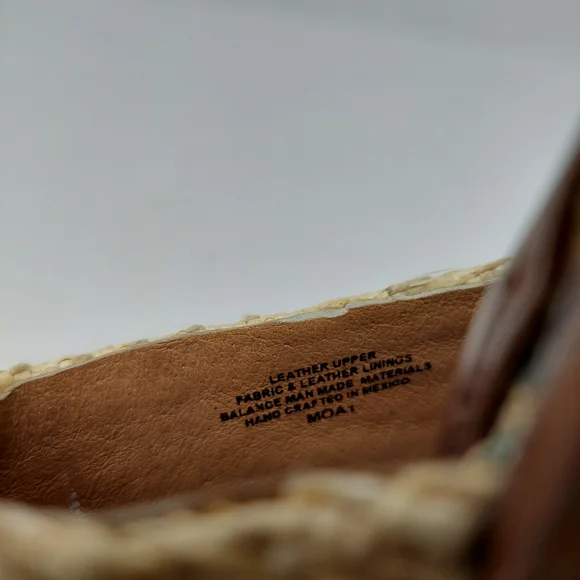 Born Tan and Brown Woven Wedges - Picture 8 of 13